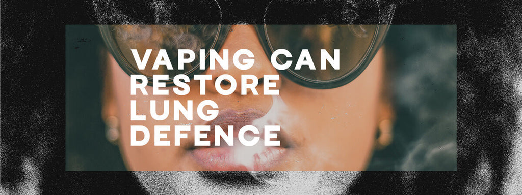 Study Finds Vaping Can Restore Lung Defence