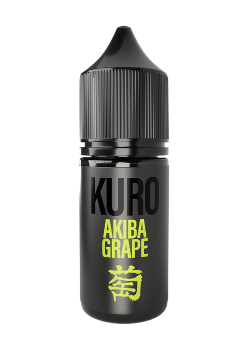 Kuro Akiba Grape 10ml Nic Salt Vape juice bottle by Riot Labs