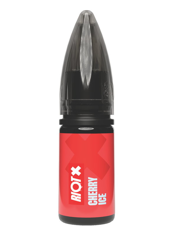 RIOT X - Cherry Ice 10ml nic salt bottle