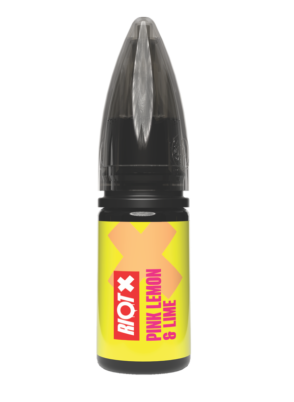 RIOT X - Pink Lemon & Lime 10ml nic salt bottle