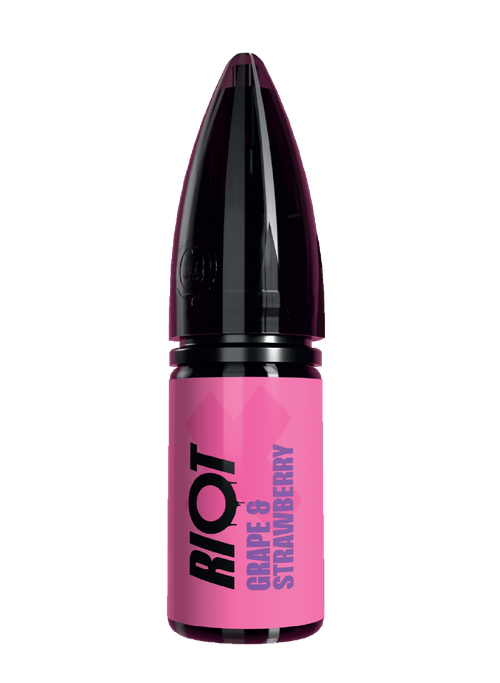 Riot X - Grape Strawberry E-liquid in bullet bottle