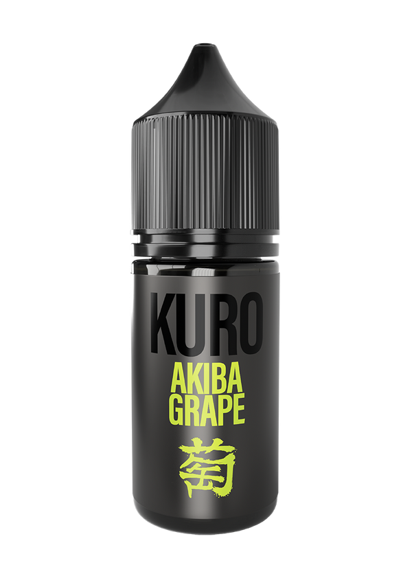 Kuro Akiba Grape 10ml Nic Salt Vape juice bottle by Riot Labs