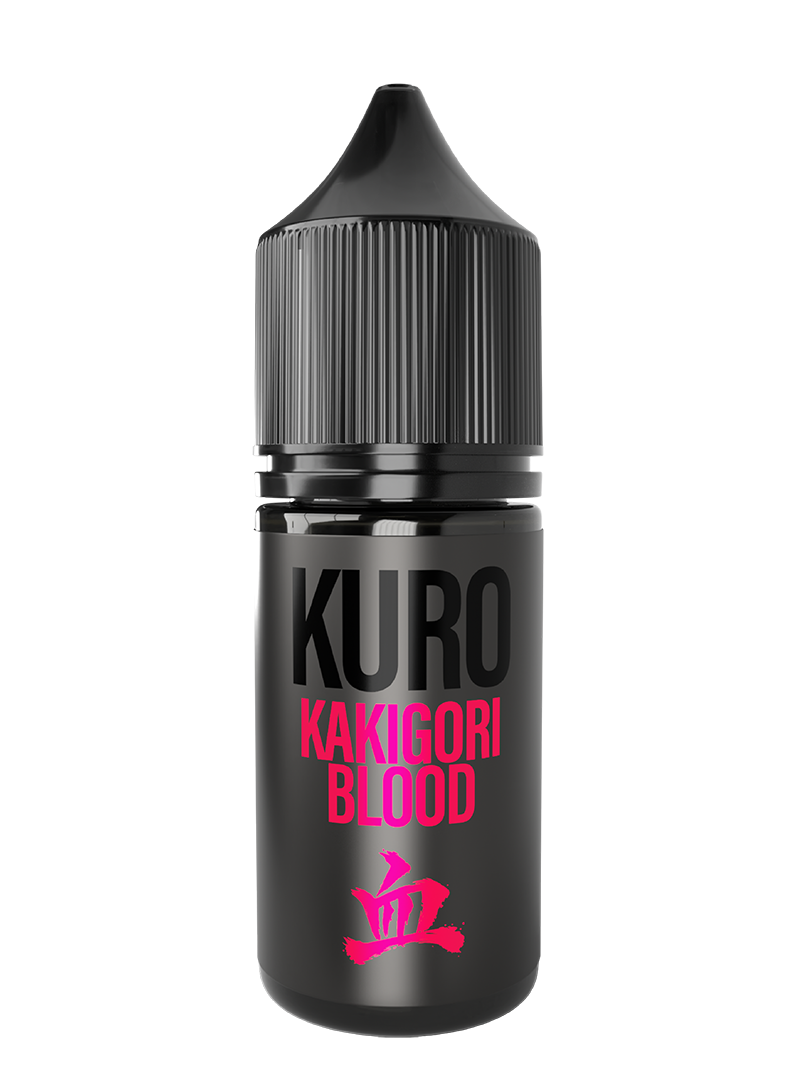 Kuro Kakigori Blood 10ml Nic Salt Vape juice bottle by Riot Labs