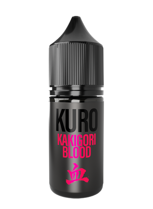 Kuro Kakigori Blood 10ml Nic Salt Vape juice bottle by Riot Labs