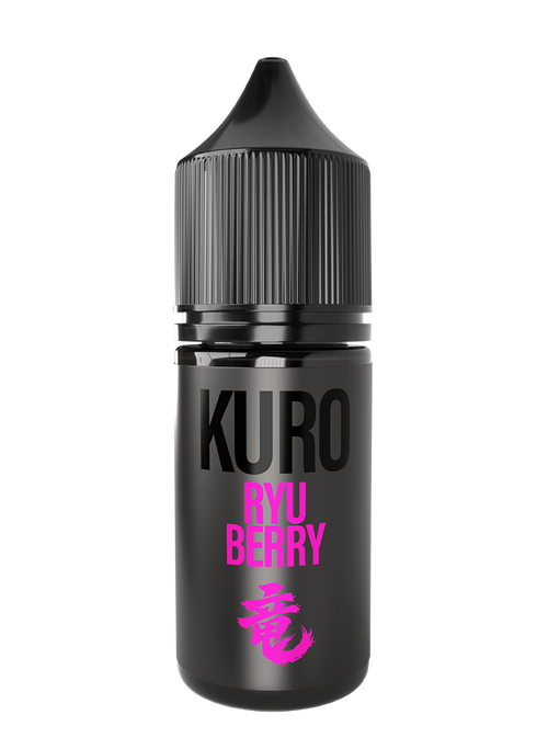 Kuro Ryu Berry 10ml Nic Salt Vape juice bottle by Riot Labs