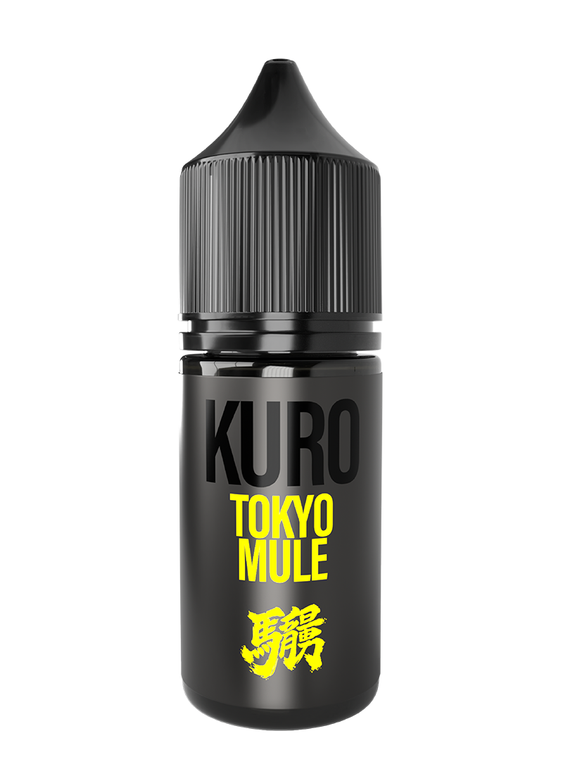 Kuro Tokyo Mule 10ml Nic Salt Vape juice bottle by Riot Labs