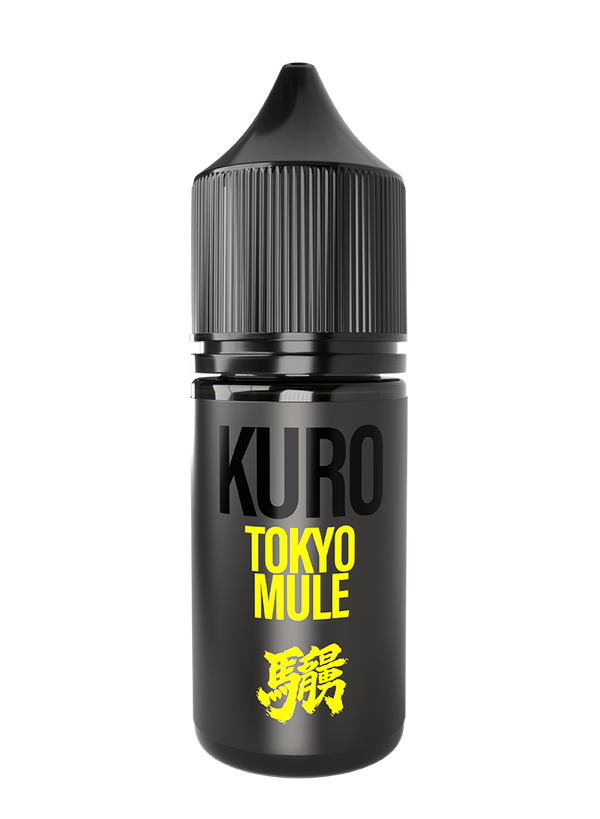 Kuro Tokyo Mule 10ml Nic Salt Vape juice bottle by Riot Labs