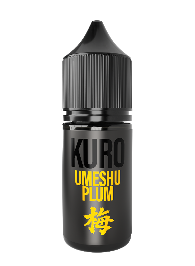 Kuro Umeshu Plum 10ml Nic Salt Vape juice bottle by Riot Labs