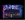 Row of KURO vape juice bottles with a neon cityscape background
