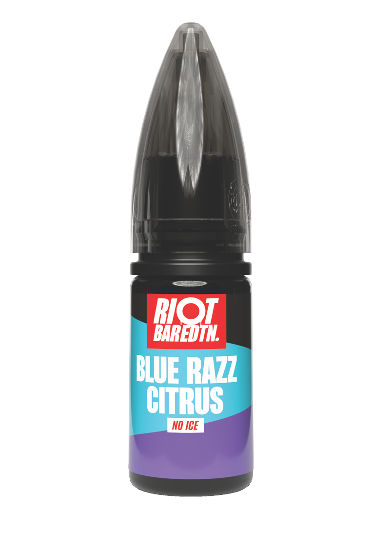 BAR EDTN NO ICE - Blue Razz Citrus 10ml nic salt bottle