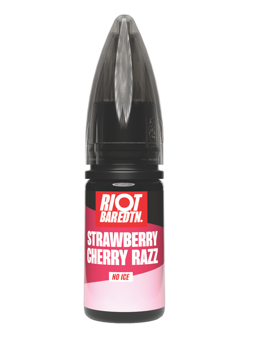BAR EDTN NO ICE - Strawberry Cherry Razz 10ml nic salt bottle