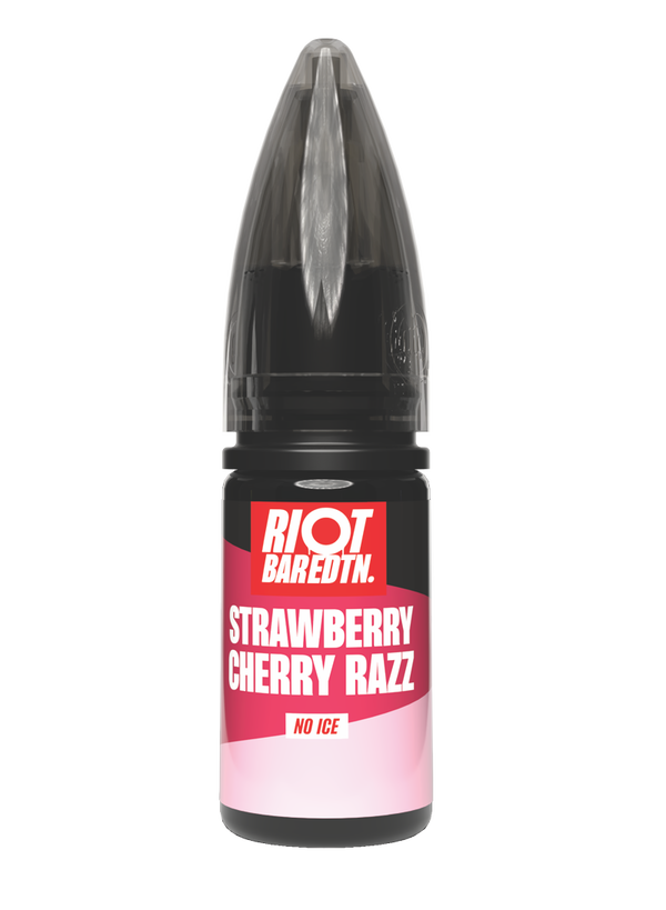 BAR EDTN NO ICE - Strawberry Cherry Razz 10ml nic salt bottle