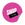 Pink round sticker with 'SHOP' and 'OMG' text on a white background