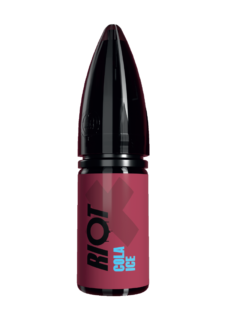 Riot X - Cola Ice E-liquid in bullet bottle