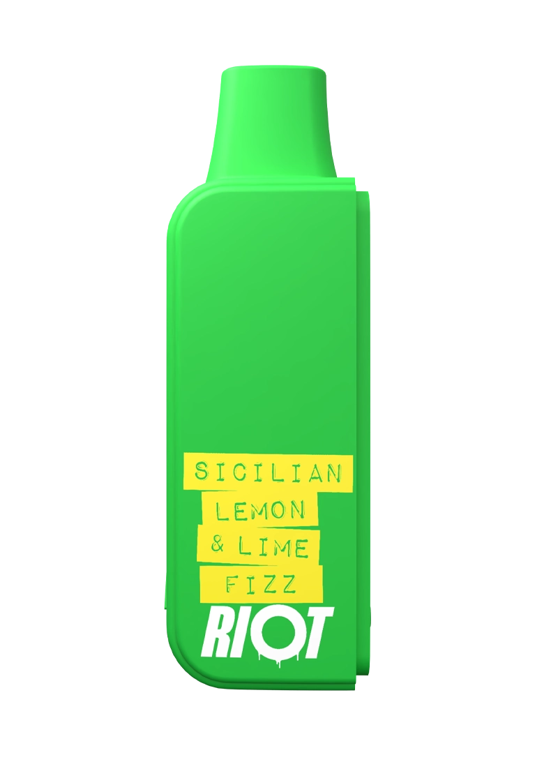 Riot Labs Connex Pod in Sicilian Lemon & Lime Fizz E-liquid Flavour