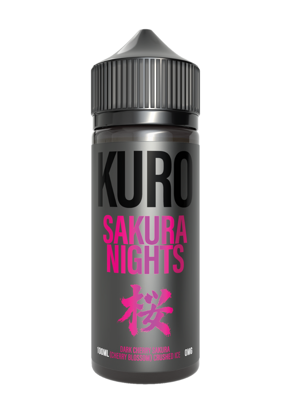 Kuro Sakura Nights 100ml Shortfill Vape Juice